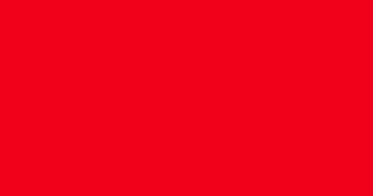 #f0001a red color image