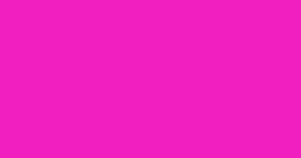 #f01ebf shocking pink color image