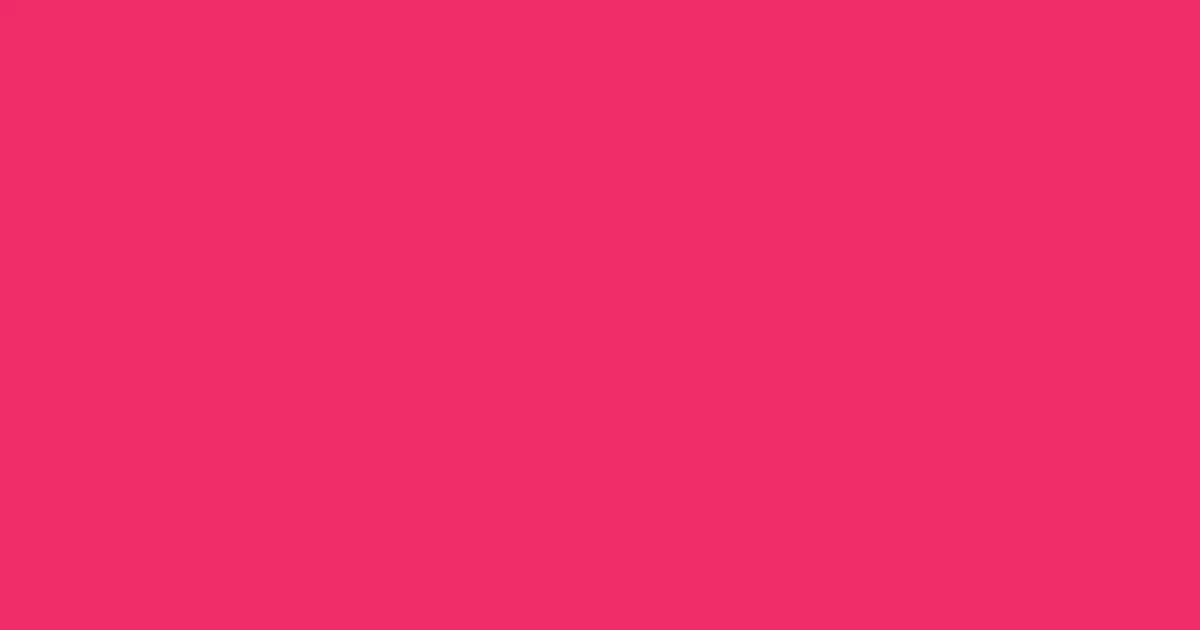 #f02c6a rose pearl color image