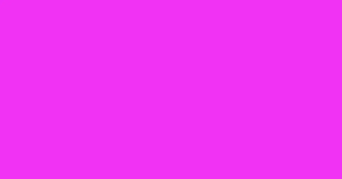 #f032f3 pink flamingo color image