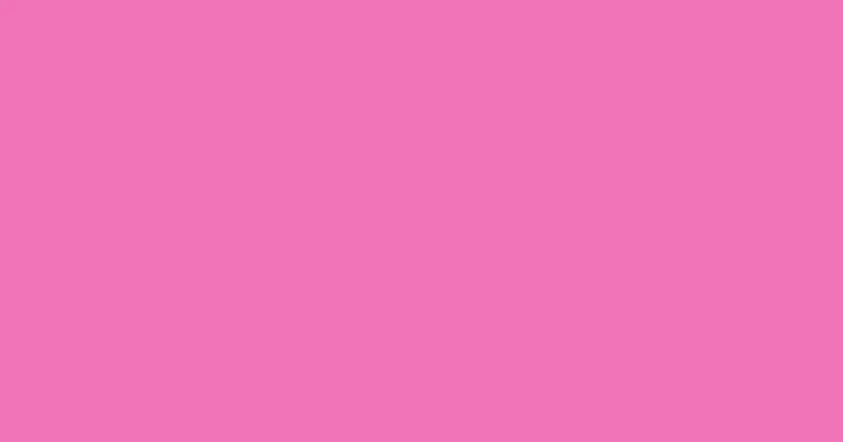 #f074b7 persian pink color image