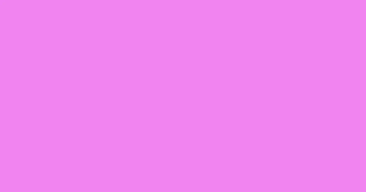 #f084f0 lavender magenta color image