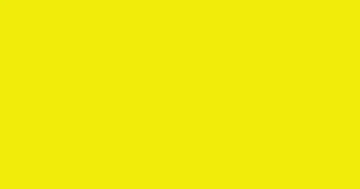 #f0ec0a lemon color image