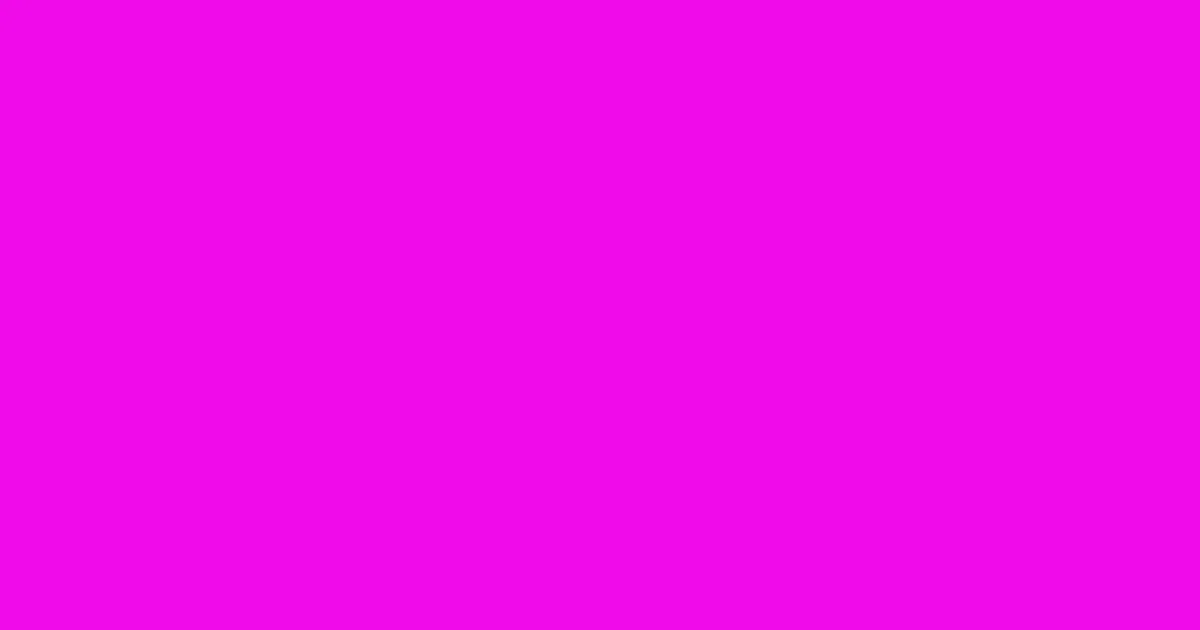 #f10ae9 magenta / fuchsia color image