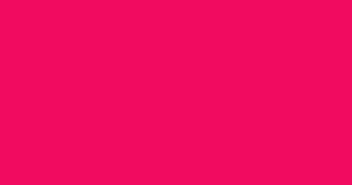 #f10b5f razzmatazz color image