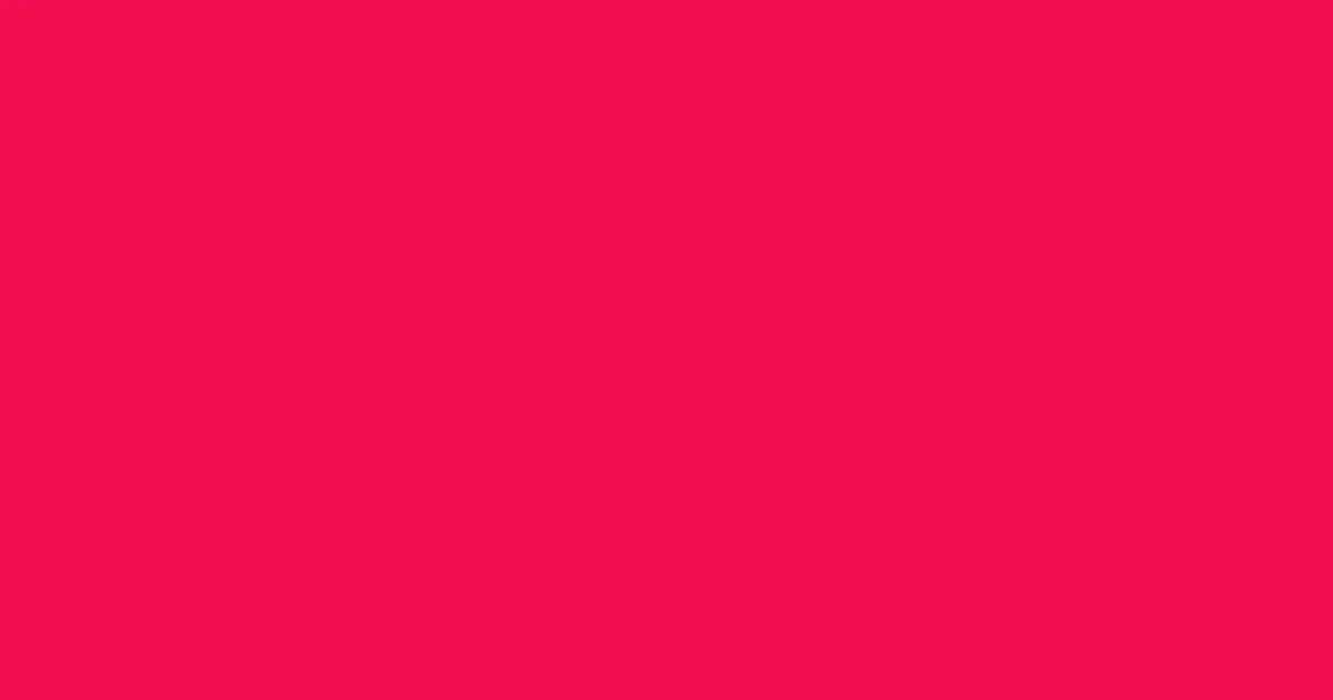 #f10e4e red ribbon color image