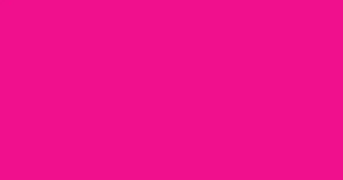 #f10f8e rose color image