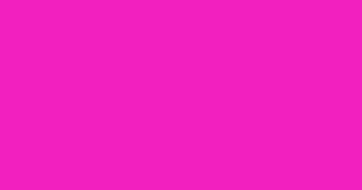 #f120bd shocking pink color image