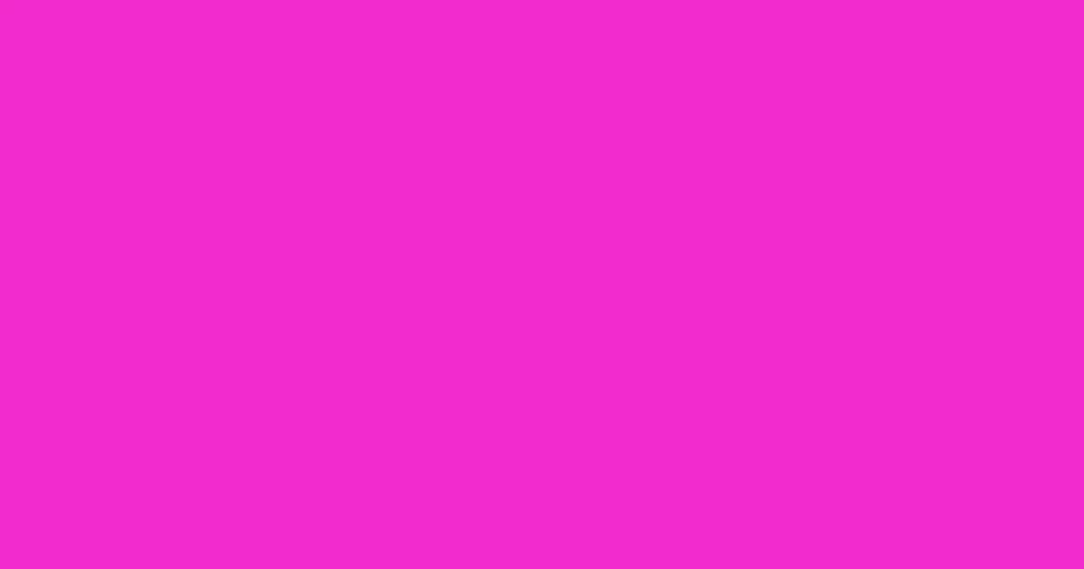 #f12acd shocking pink color image