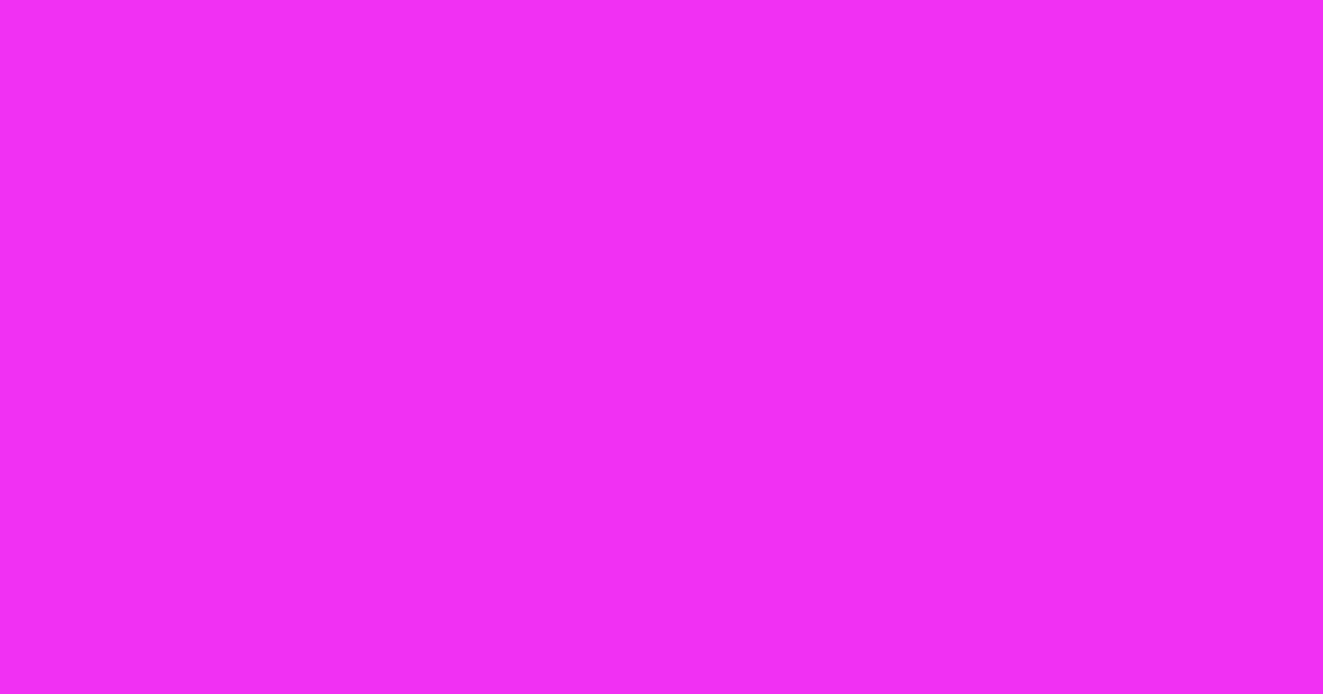 #f130f3 pink flamingo color image