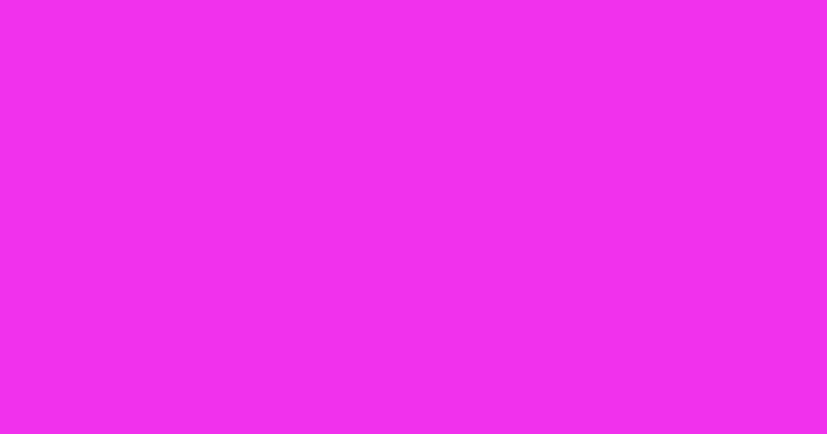 #f131ec razzle dazzle rose color image