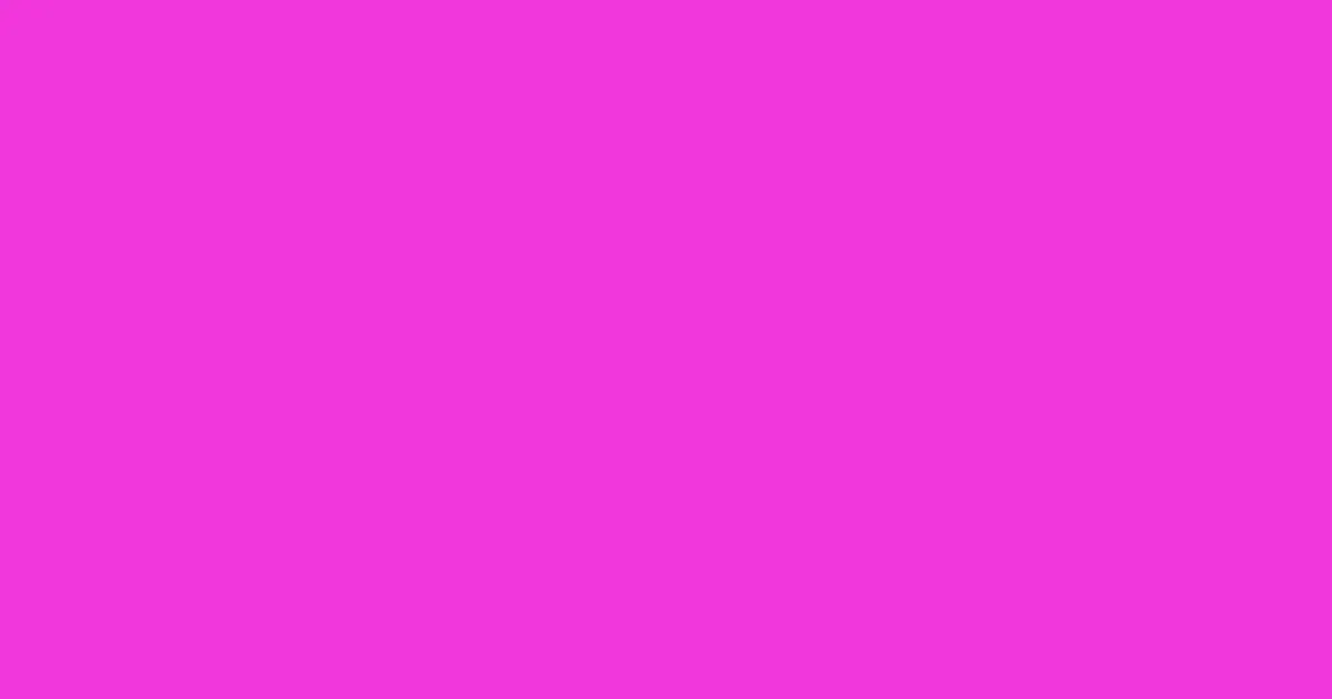 #f137db razzle dazzle rose color image