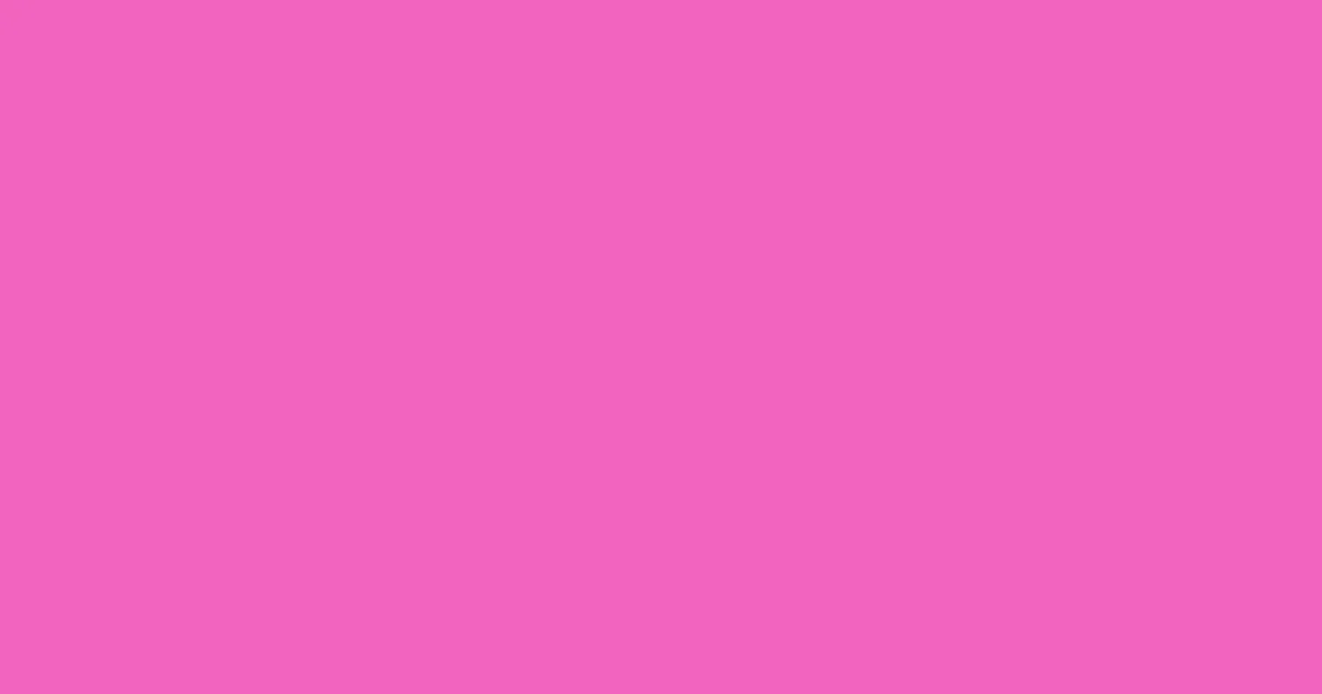 #f163bf magenta color image