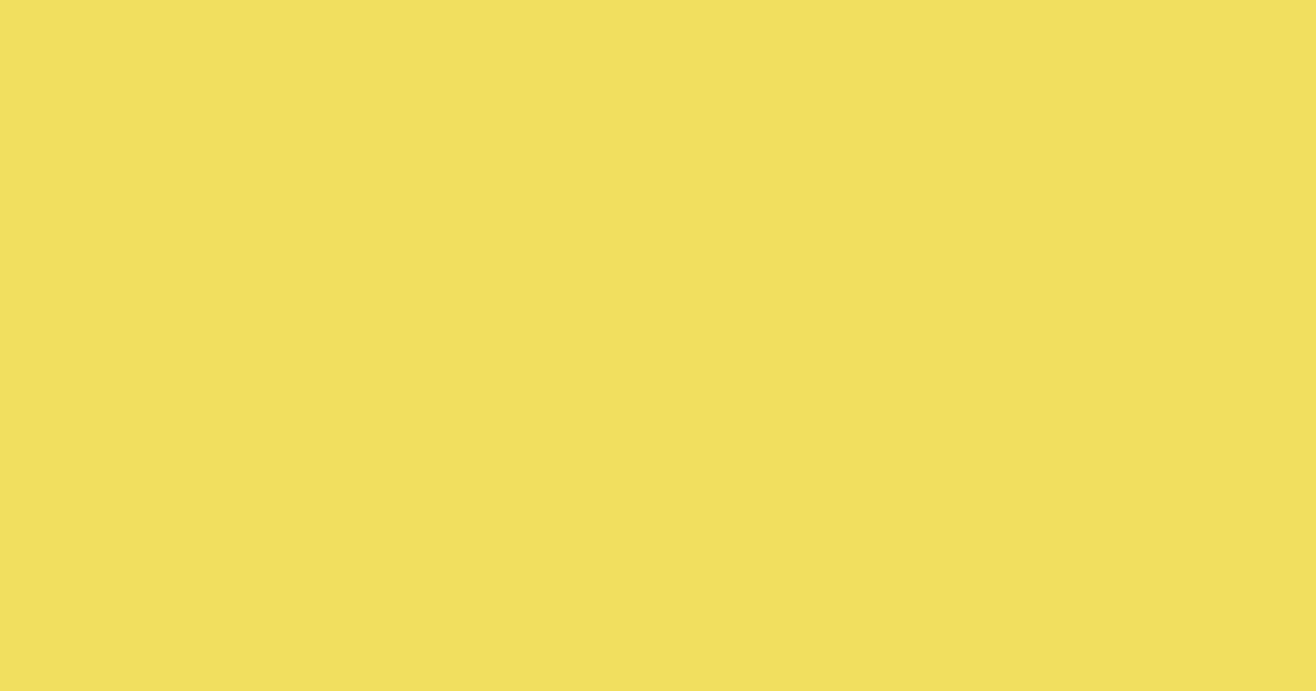 #f1df5e energy yellow color image