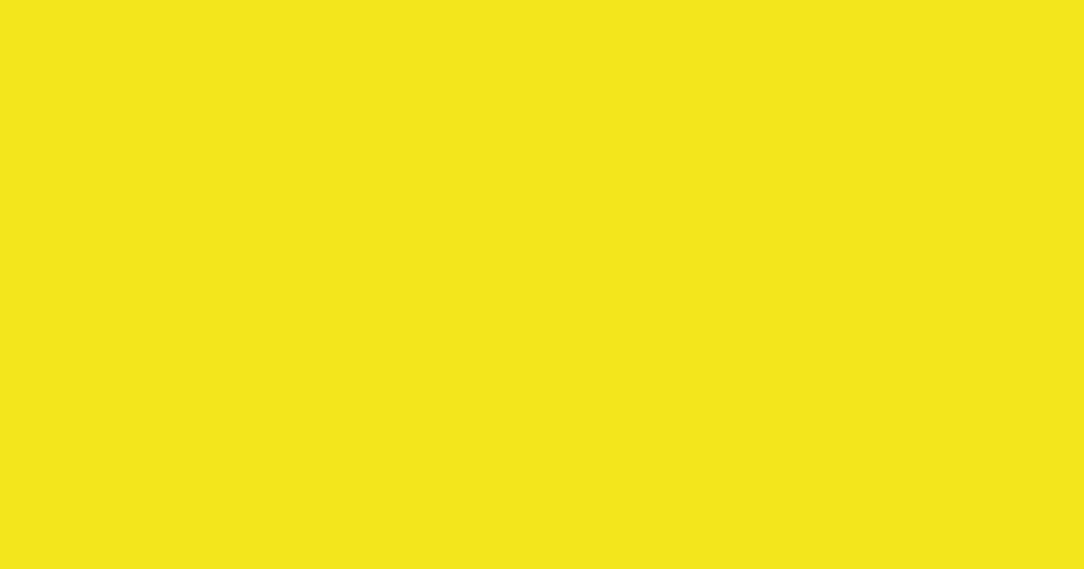 #f1e51b ripe lemon color image