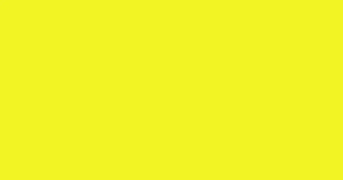 f1f424 - Ripe Lemon Color Informations