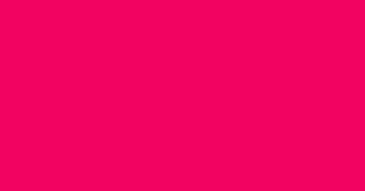 #f2035f razzmatazz color image