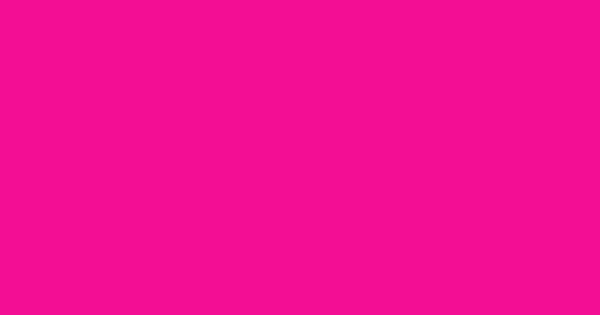 #f20e93 hollywood cerise color image