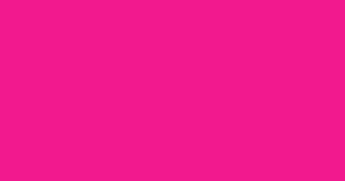 #f21a8d persian rose color image