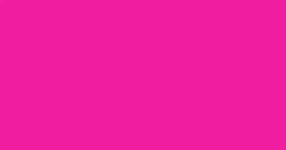 #f21d9f persian rose color image
