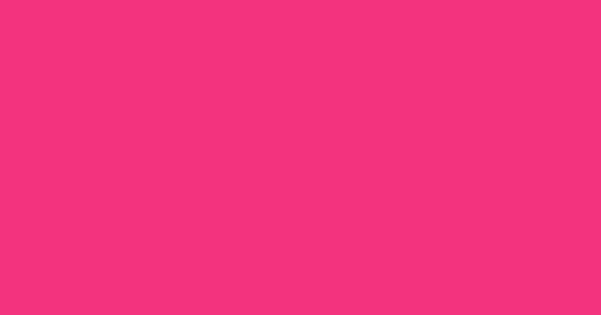 #f2357d rose pearl color image