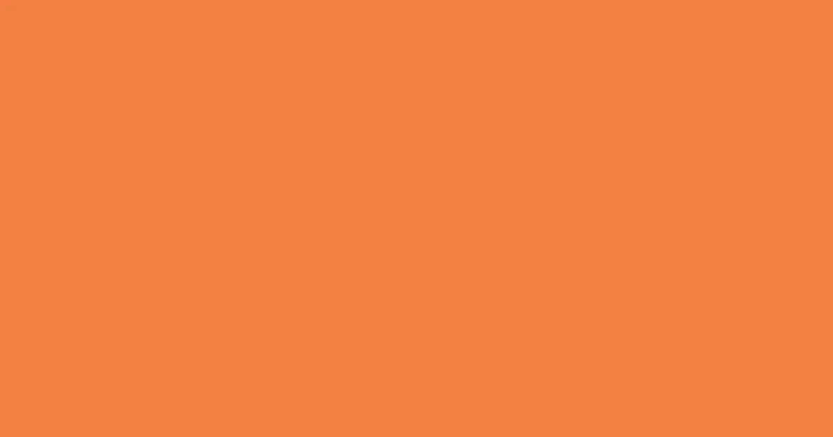 #f28043 mandarin pearl color image