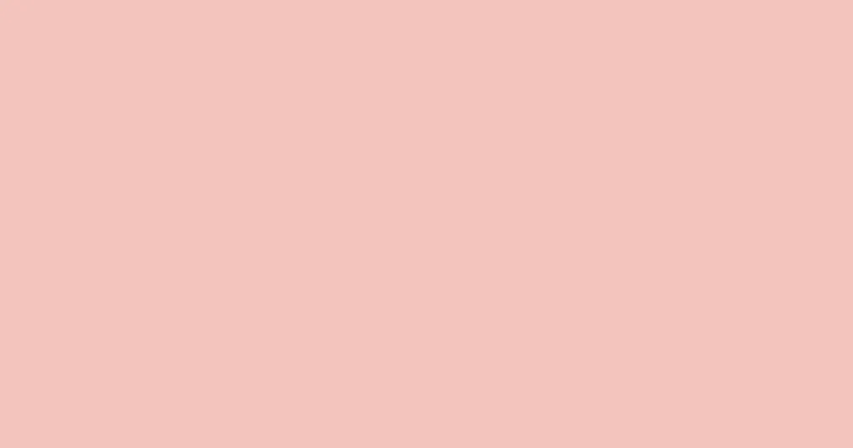 #f2c4bd mandys pink color image
