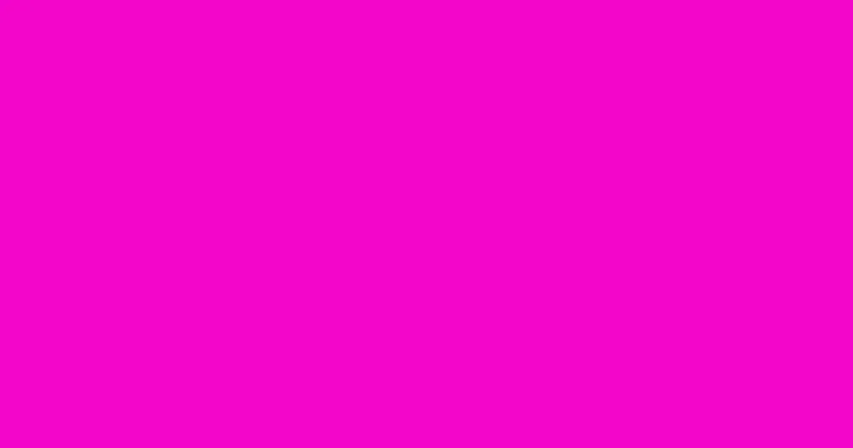 #f306c9 shocking pink color image