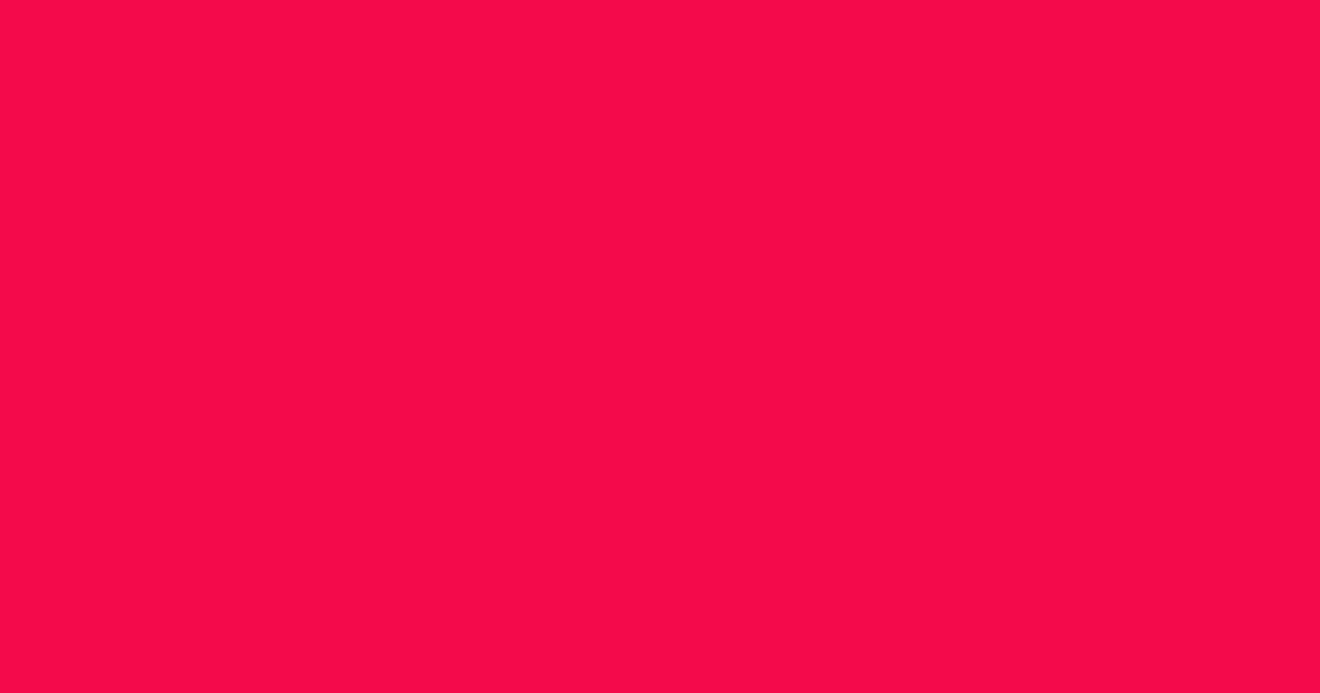 #f30a4a red ribbon color image