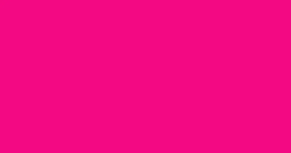 #f30a84 rose color image