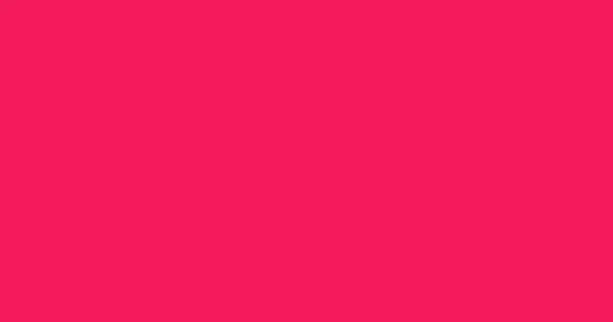 #f31c5b red color image