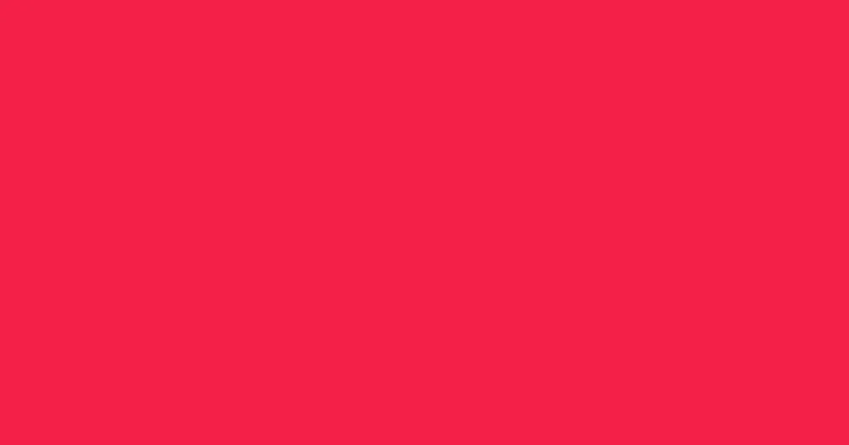 #f32047 red color image