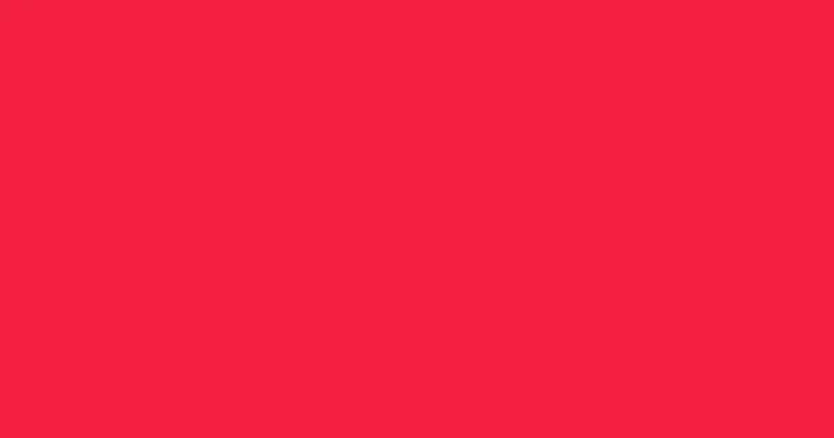 #f32140 red color image