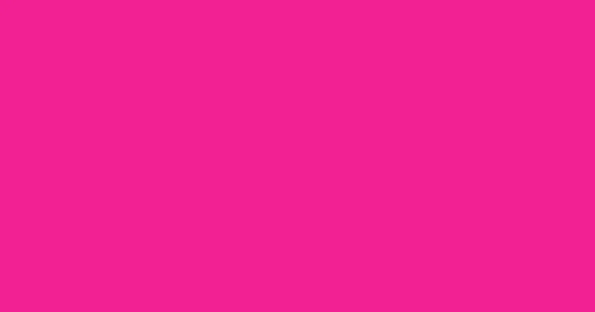 #f32192 persian rose color image