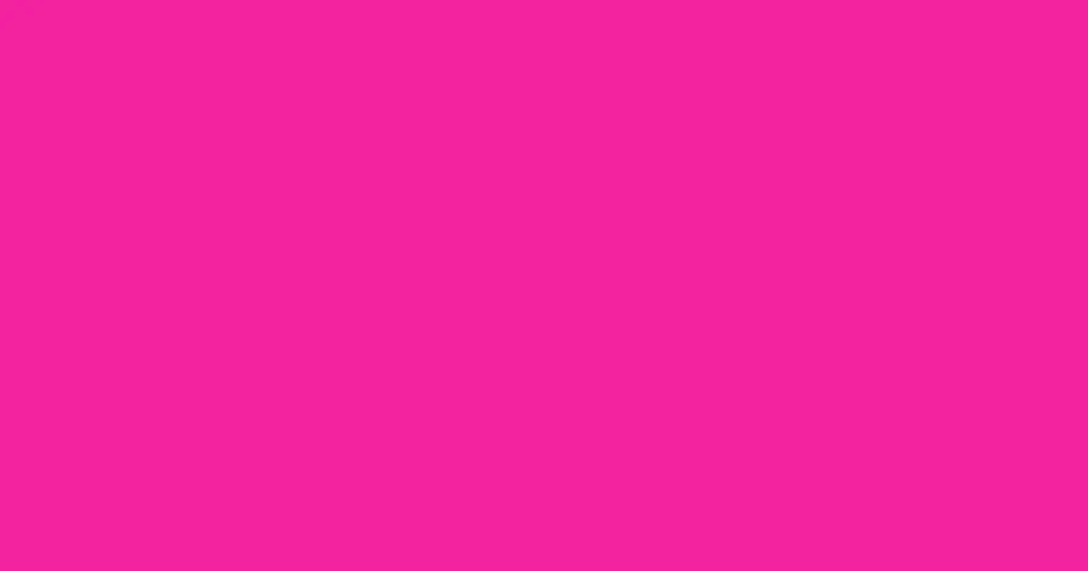 #f3219e persian rose color image