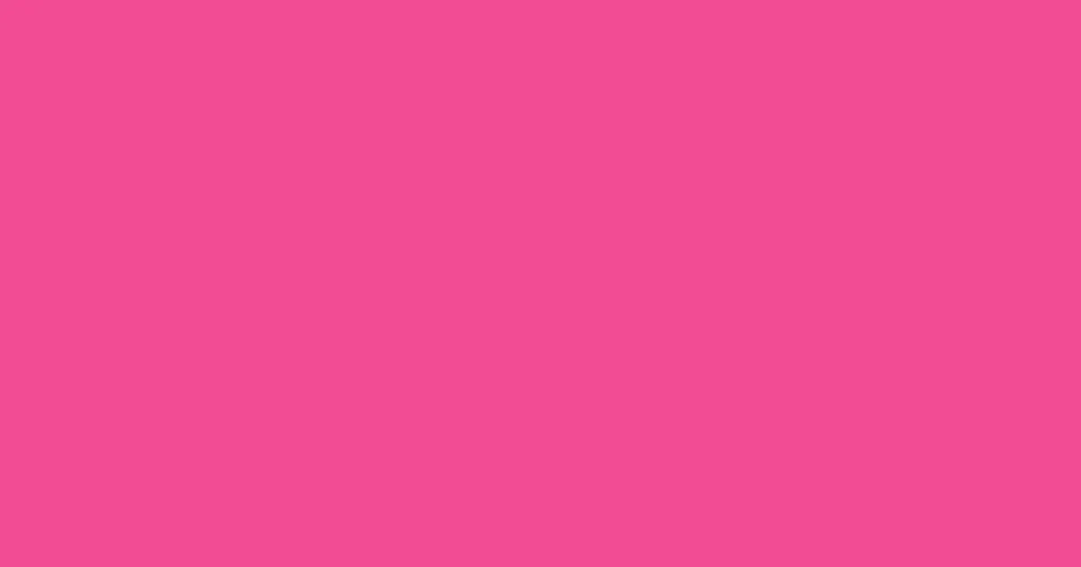 #f34b93 french rose color image