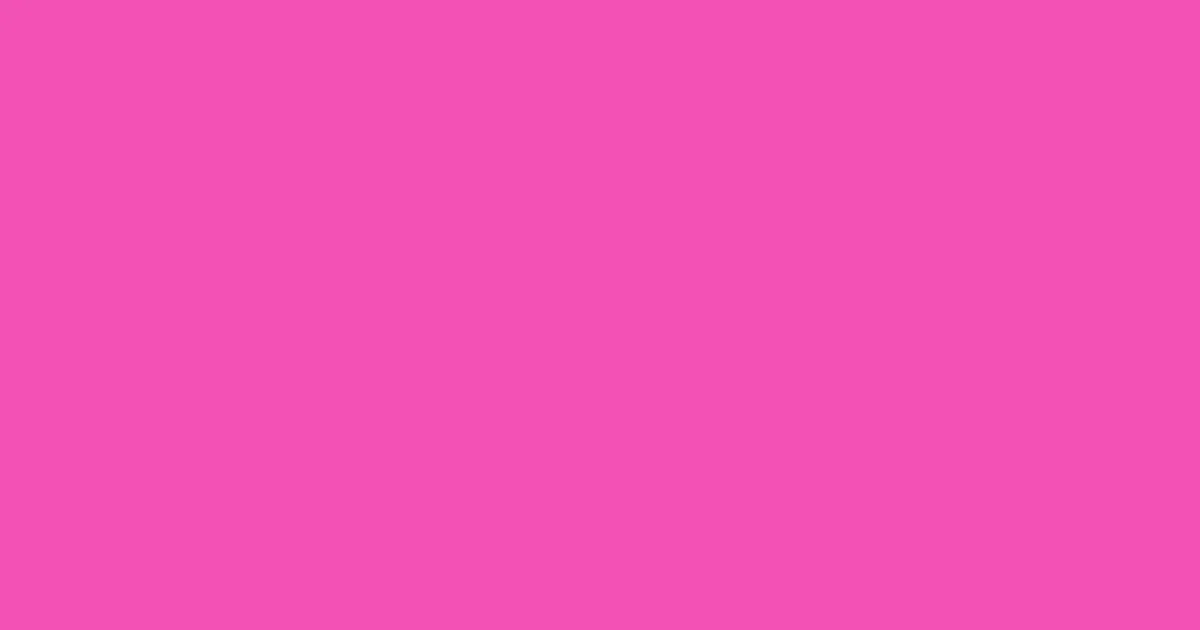 f351b5 - Brilliant Rose Color Informations