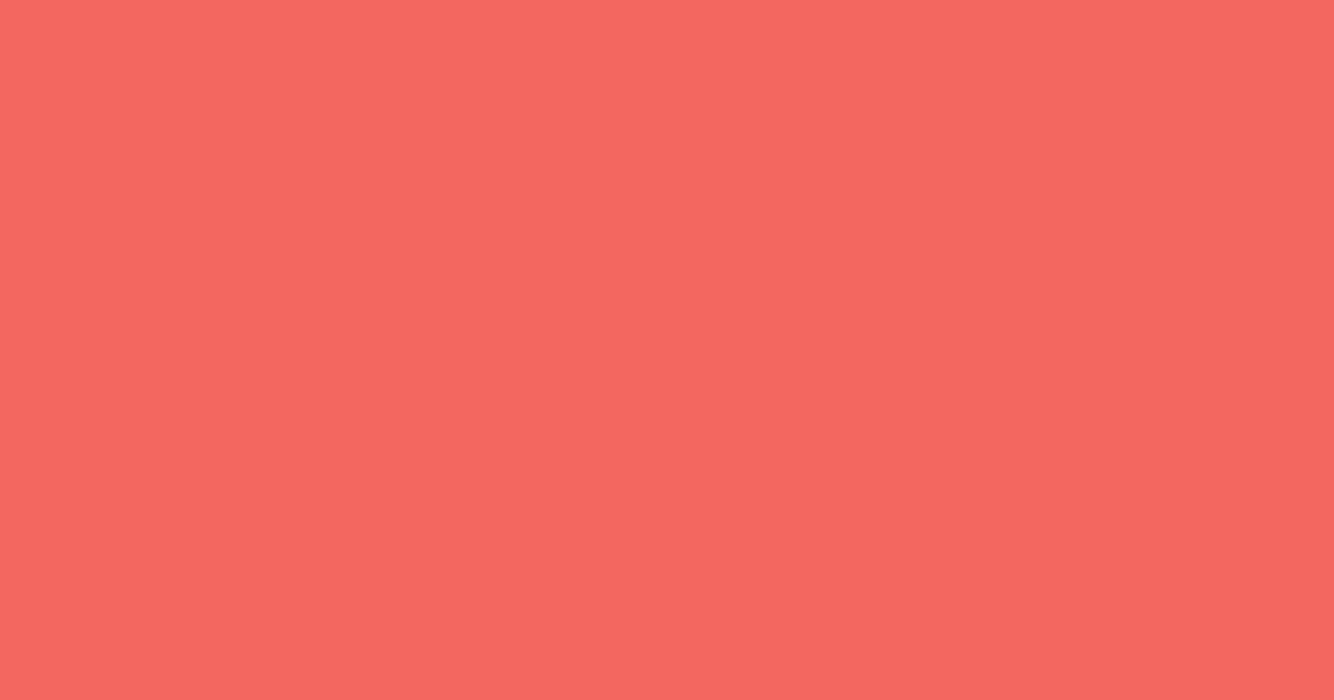 #f3685f carnation color image