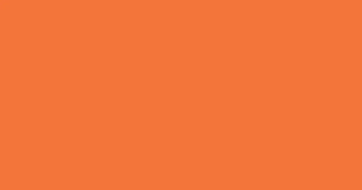#f37538 mandarin pearl color image