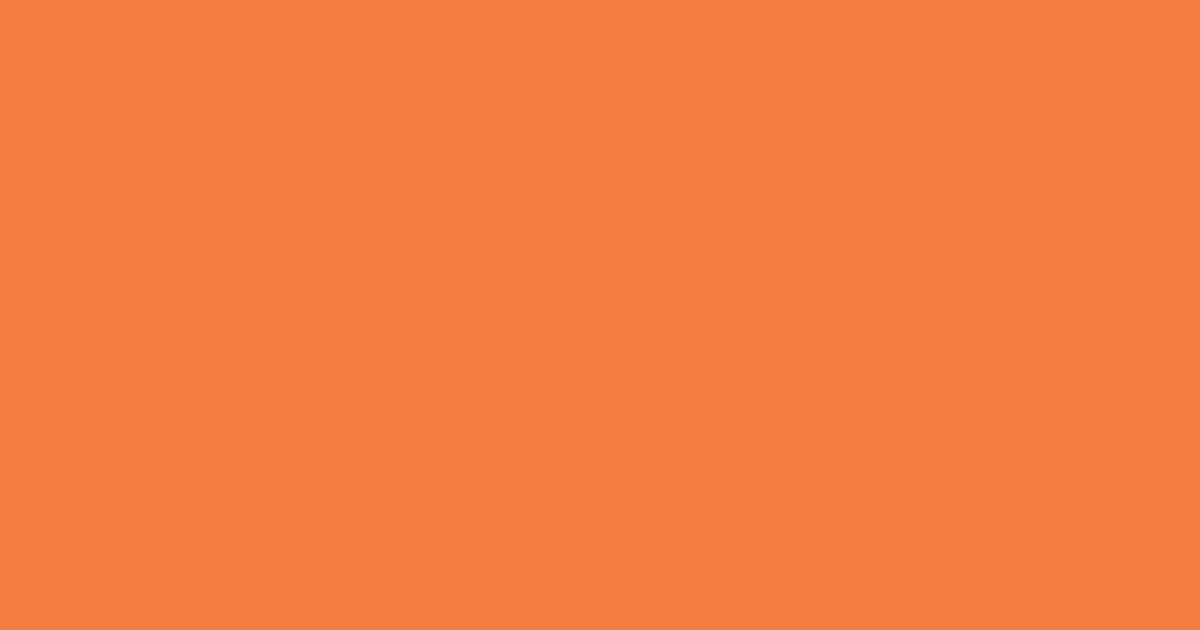 #f37e40 mandarin pearl color image