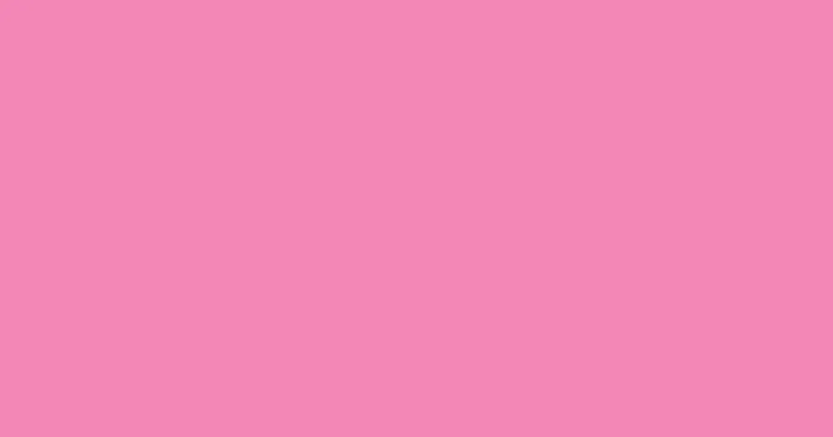 #f386b5 persian pink color image