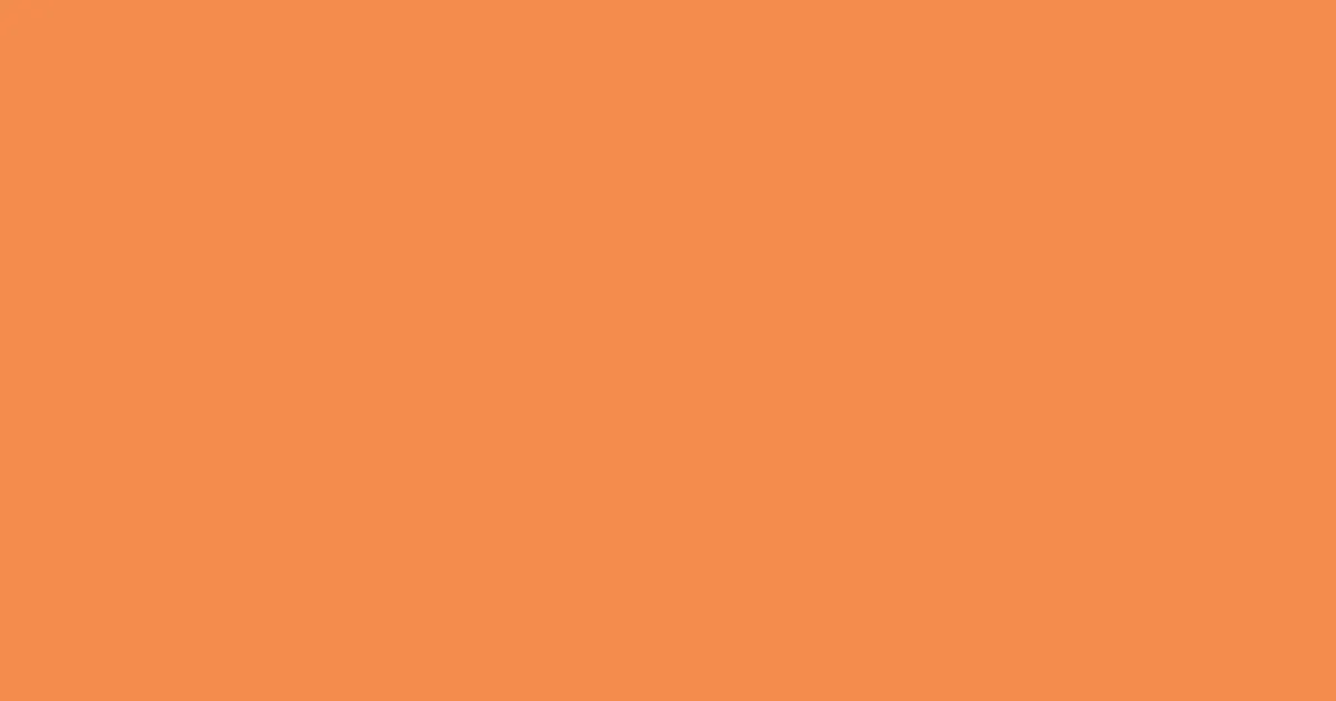 #f38c4c mandarin pearl color image