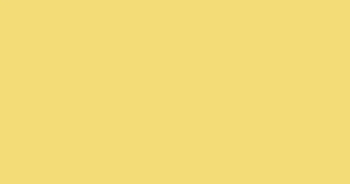 #f3dc77 golden sand color image