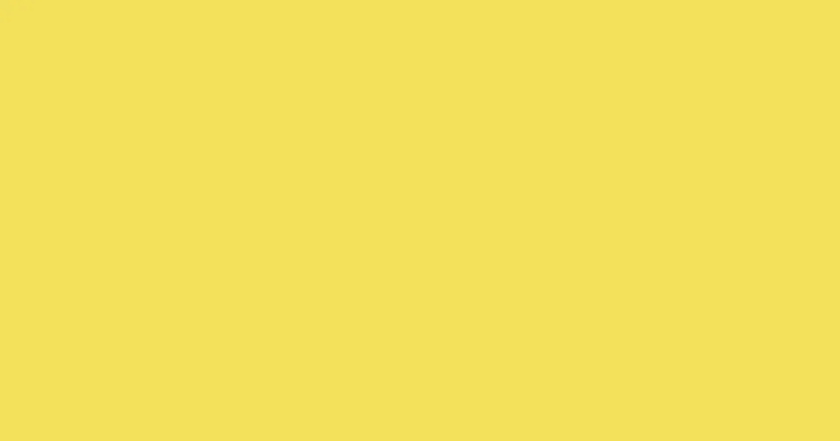 #f3df5b energy yellow color image