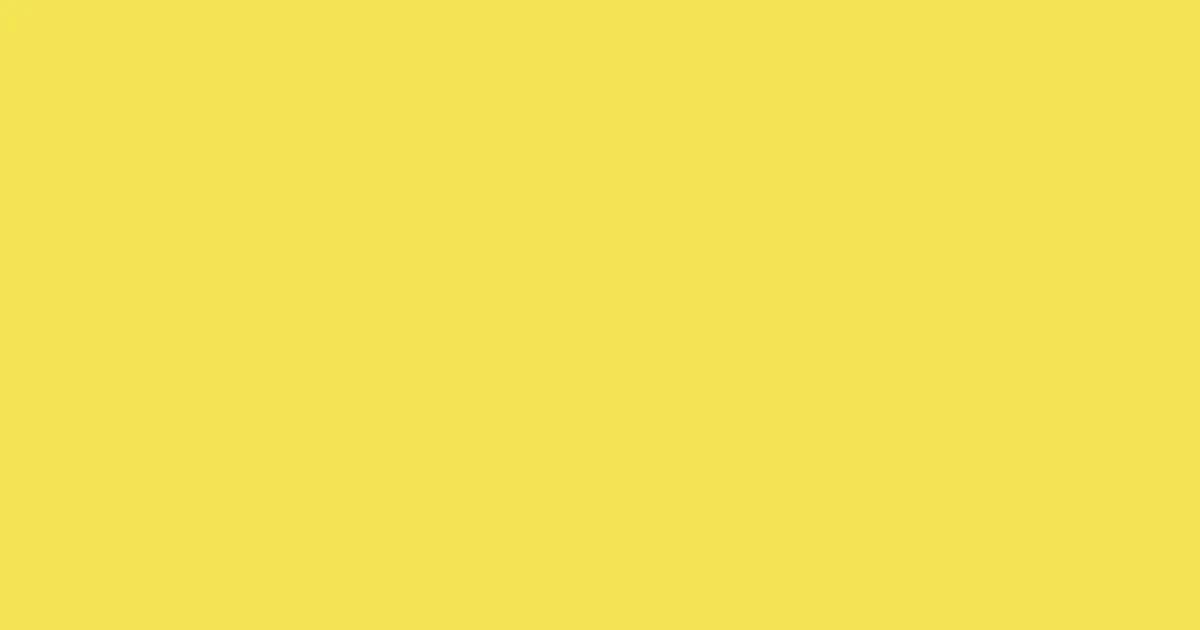 #f3e455 energy yellow color image