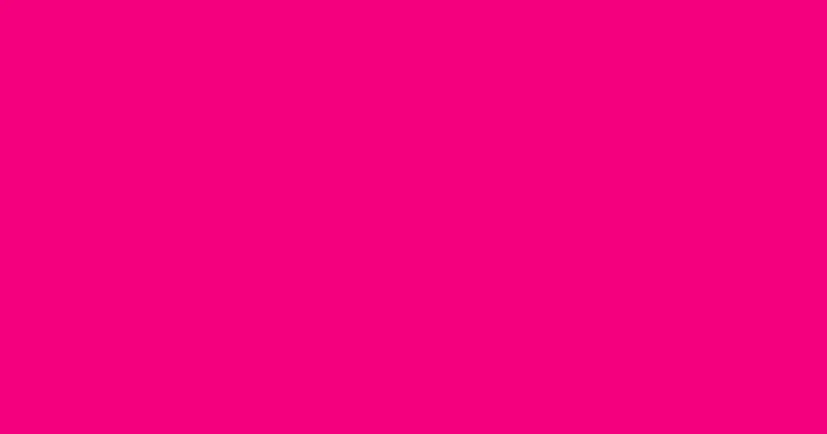 #f4007e rose color image