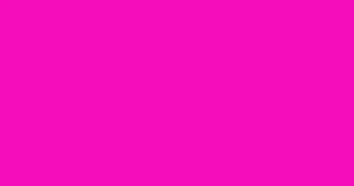#f40cba shocking pink color image