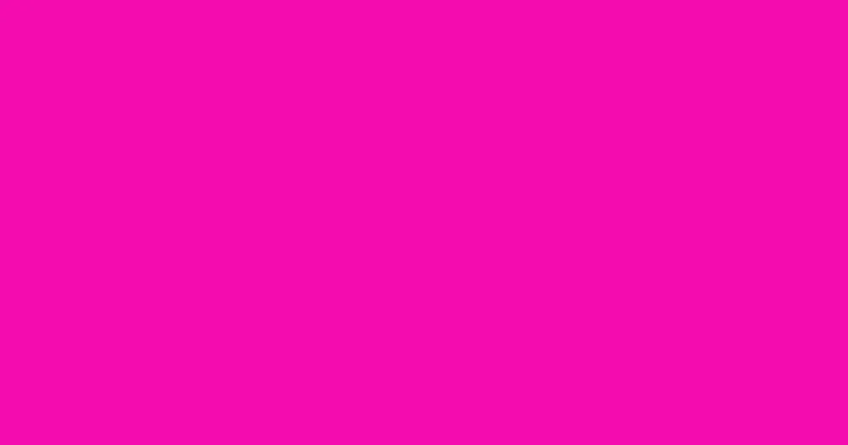 #f40dae shocking pink color image