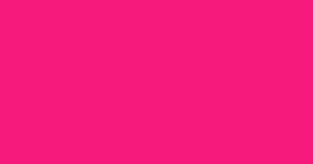 #f41b7a rose pearl color image