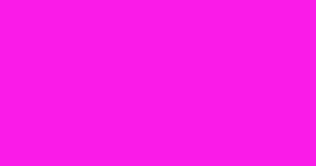 #f41be4 hot magenta color image